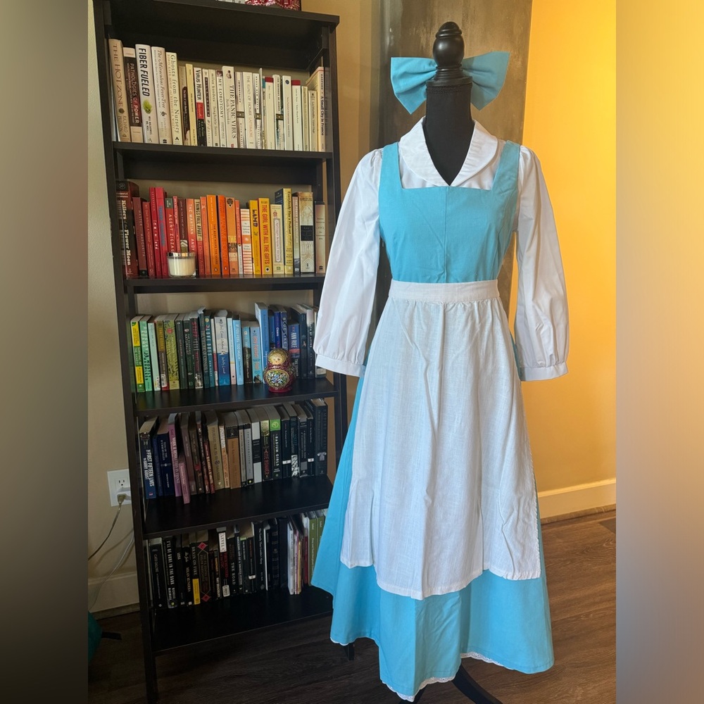 Beauty and the Beast Belle Blue Dress Halloween Costume